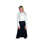 Isacco veste chef cuisinier femme blanc microfibres