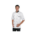 Isacco veste de chef cuisinier  manches courtes