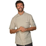 Isacco veste de chef dubai en lin 60% coton 40% lin