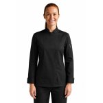 Isacco veste chef femme snaps noir polycoton