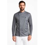 Isacco veste de chef franklin grise � manches longues superdry