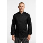 Isacco veste de chef helsinki noire slim � manches longues superdry