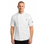 Isacco veste de chef tokyo slim blanche � manches courtes superdry