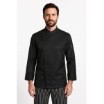 Isacco veste de chef tokyo slim noire � manches longues superdry
