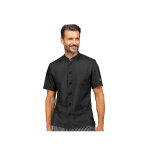 Isacco veste de chef koen noire � manches courtes superdry