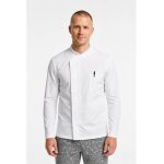 Isacco veste de chef unisexe � manches longues franklin blanche 100% polyester superdry