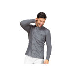 Isacco veste de chef franklin grise � manches longues superdry