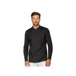 Isacco veste de chef unisexe � manches longues franklin noire 100% polyester superdry