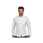Isacco veste de chef koen blanche � manches longues superdry