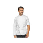 Isacco veste de chef manhattan blanche � manche longues