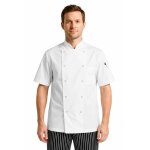 Isacco veste de cuisine blanche � manche courtes superdry