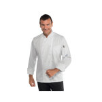 Isacco veste cuisine coupe slim pour homme 100% coton sans repassage