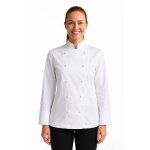Isacco veste de cuisine femme blanc 100% coton