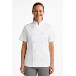 Isacco veste de cuisine femme � boutons pression 100% coton