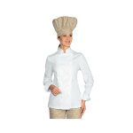 Isacco veste de cuisine femme ultra l�g�re blanc