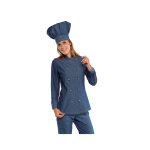 Isacco veste de cuisine en jeans pour femme