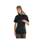 Isacco veste cuisine noire pour femme tissu extra l�ger