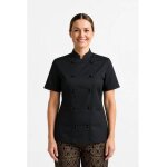 Isacco veste cuisine noire pour femme tissu extra l�ger