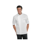Isacco veste de cuisine tissu anti taches et manches courtes