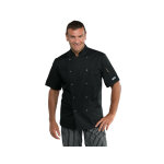 Isacco veste de cuisine noire � manches courtes superdry