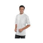 Isacco veste de cuisine blanche � manches courtes superdry
