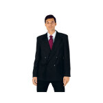 Isacco veste doubles boutonnage col lancia noir