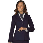 Isacco veste femme atlanta stretch en laine bleue