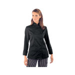Isacco veste femme chef cuisinier noir