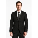 Isacco veste homme cleveland strech noir en laine / polyester