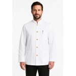 Isacco veste homme col mao coreana blanc 100% coton