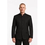 Isacco veste homme riad stretch noir en laine / polyester