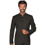 Isacco veste homme riad stretch noir en laine / polyester