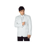Isacco veste hotellerie homme scialle blanc
