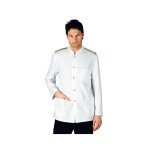 Isacco veste major d' homme blanche epaulettes tress�es