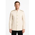 Isacco veste major d' homme cr�me epaulettes tress�es