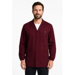 Isacco veste m�dicale homme manches longues sport bordeaux