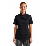 Isacco veste noire de cuisine pour femme