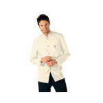 Isacco veste de service col mao cr�me 100% polyester