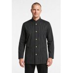 Isacco veste de service col mao ray� noire 100% coton