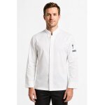Isacco veste sincler satin blanc � manches longues 100% coton