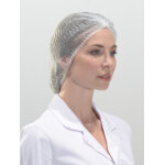 Mutexil charlotte de protection clip  accordon  non tiss blanche sachet de 100