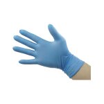 Mutexil gants nitrile bleu non poudr non strile - boite distributrice de 100