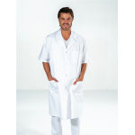 Les vêtements professionnels made by mylookpro blouse blanche 100% coton homme manches courtes oscar Les vêtements professionnels made by mylookpro blouse blanche 100% coton homme manches courtes oscar