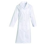 Les vtements professionnels made by mylookpro blouse blanche laboratoire manches longues femme madona ...