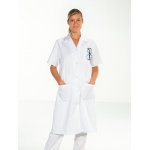 Snv blouse m�dicale femme manches courtes blanc madona