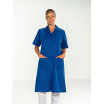 Snv blouse m�dicale femme manches courtes bleu roi madona