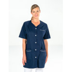 Snv blouse m�dicale manches courtes helene bleu marine