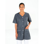 Snv blouse m�dicale manches courtes h�l�ne gris