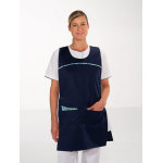 Snv chasuble agent entretien hospitalier bleu marine camille