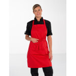 Snv tablier bavette de service mixte rouge andrea